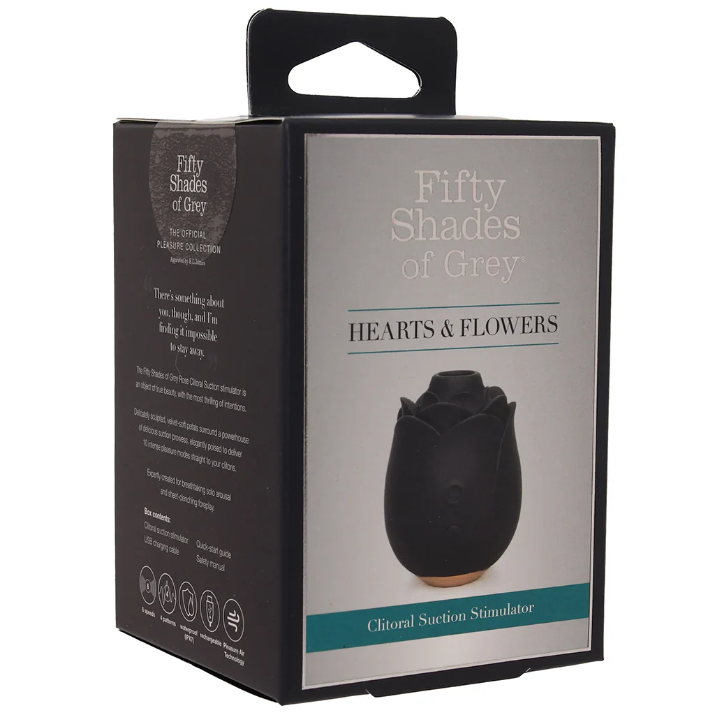 Fifty Shades Of Grey Hearts & Flowers Rose Vibe